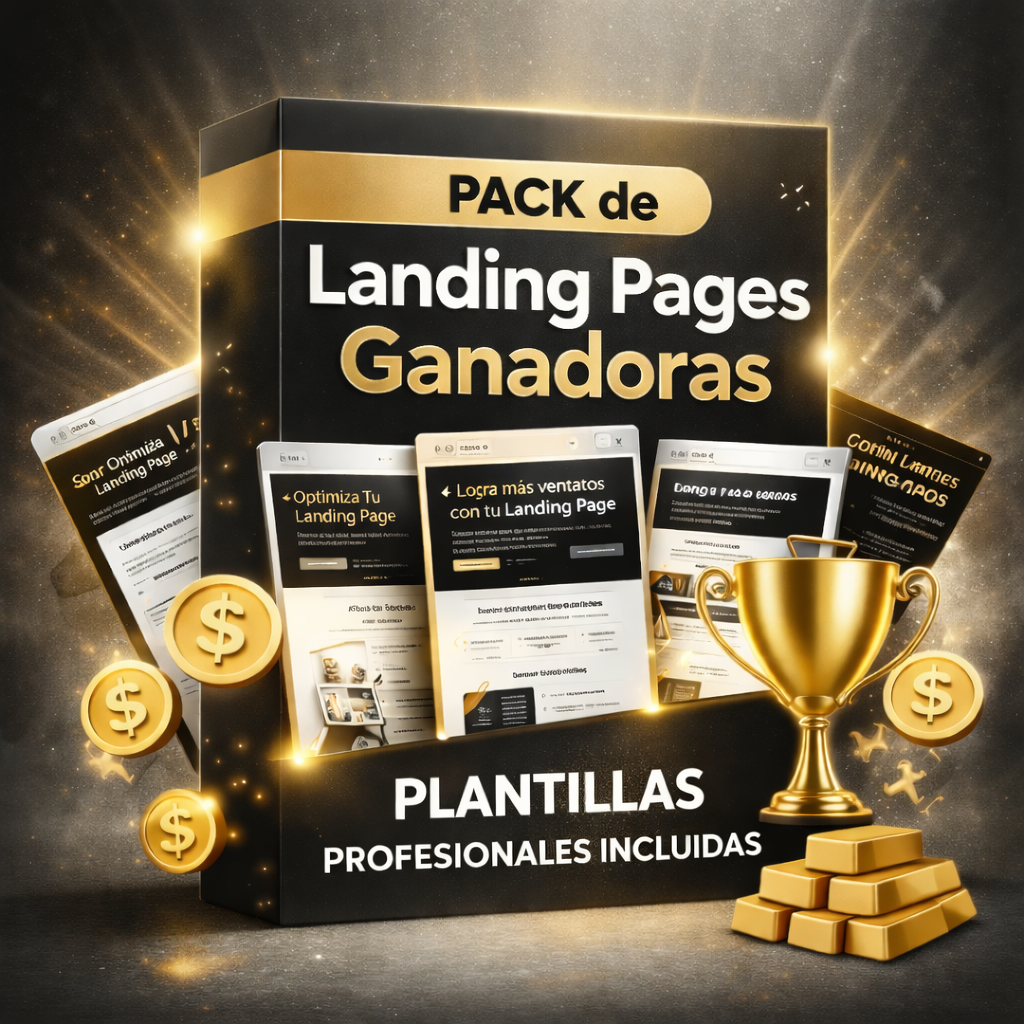 Pack de Plantillas de Landing Pages Ganadoras